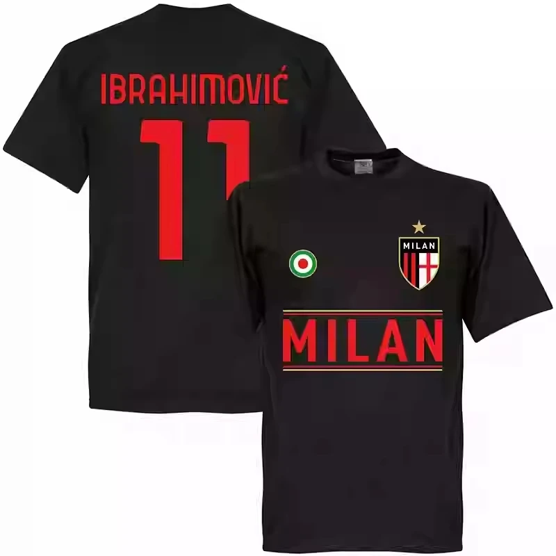

Ретро-Джерси AC Milan, памятное издание Maldini Dess Футбольные мужские футболки с короткими рукавами, футболка высокого качества