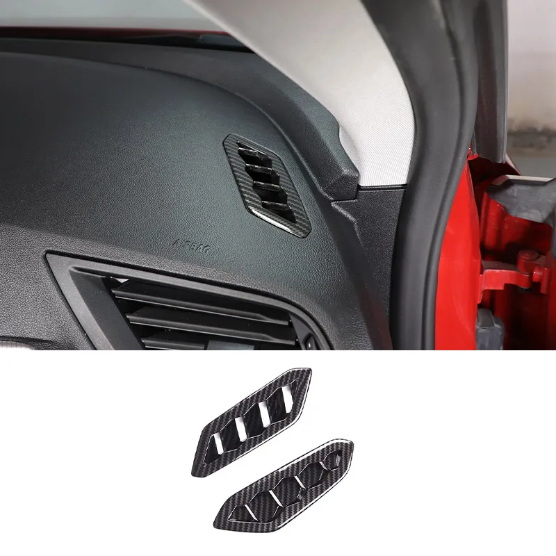 ABS Carbon Fiber For BMW 1 Series 2 Series F40 F44 2020-2024 Car Dashboard Air Outlet Frame Decorative Cover Car  Accessories