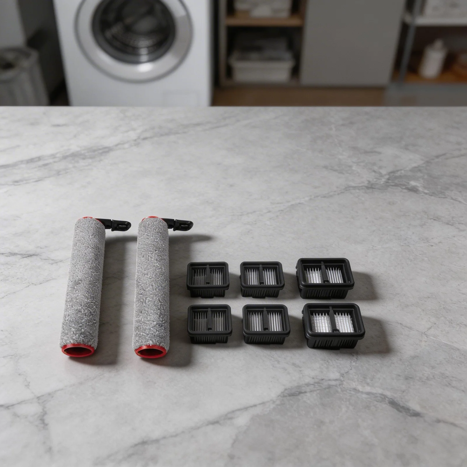 1/2 Sets Roller Brush Bar HEPA Filter Main Side Brush Filter Kit For Mova for m50 for Ultra Wet And Dry Vacuum Cleaner