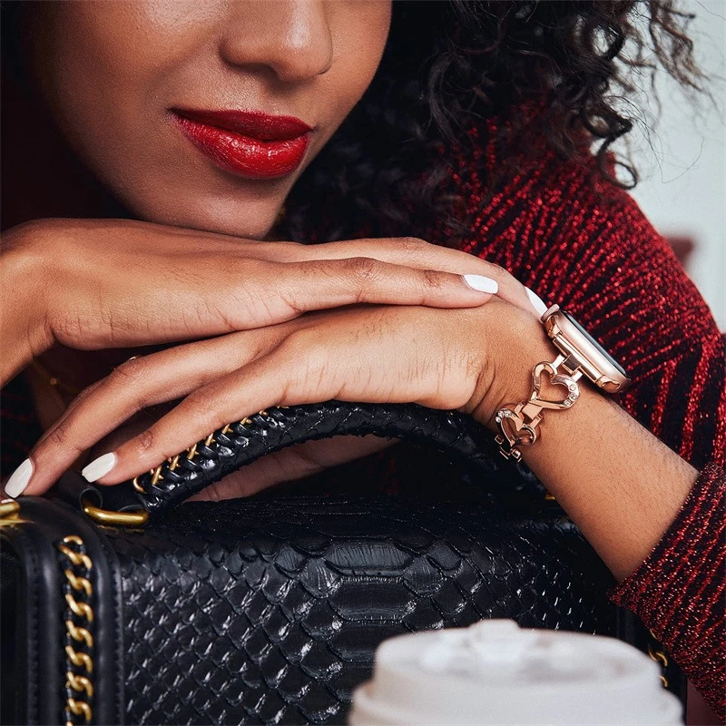 Für Apple Watch Band Ultra 2 49 mm 45 41 46 42 38 40 44 mm Gliederarmband Correa iWatch Serie 10 9 8 7 6 5 4 se Diamantarmband