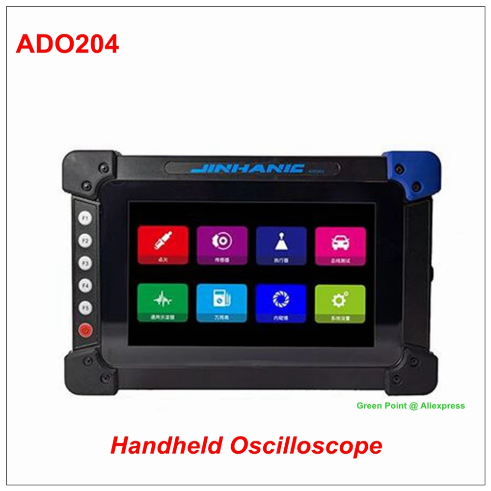 JINHAN ADO204 Professional Digital Oscilloscope 4 Channels Sample Rate Support Waveform Storage Signal Generator Mini Multimeter