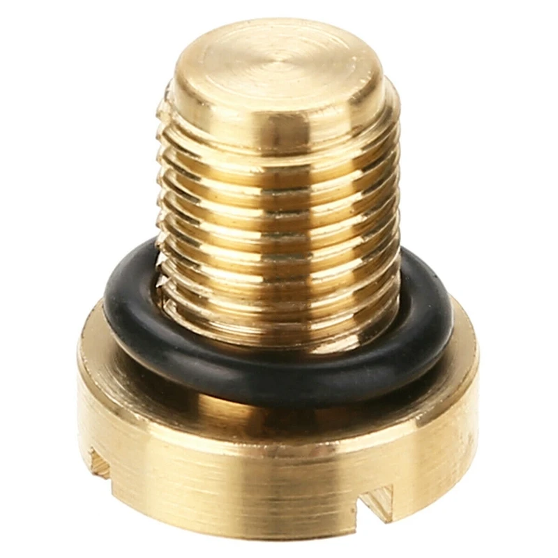 Tornillo de purga de tanque de expansión de refrigerante de desbordamiento de radiador 17111712788, oro para BMW E36, E39, E46, Etc.