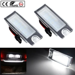 2pcs canbus Car LED Number License Plate Light 18 SMD Super White Lamp 12v for Volvo V70 I/XC70 I/S60/S80/XC90