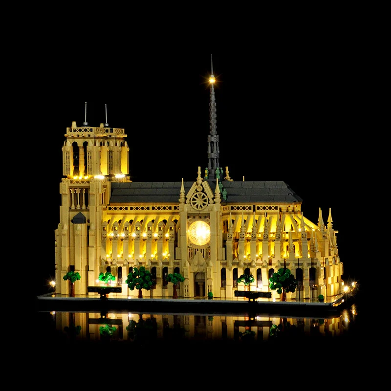 

LYBMTWF LED Lighting Kit Compatible with Lego 21061 Notre-Dame de Paris (NOT Include The Model Bricks)