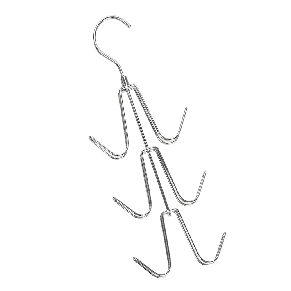 Rotating Bag Storage Rack Closet ganizer for Scarf Belt Tie Purse Hooks Wardrobe Space Saving Hanger Durability Large
