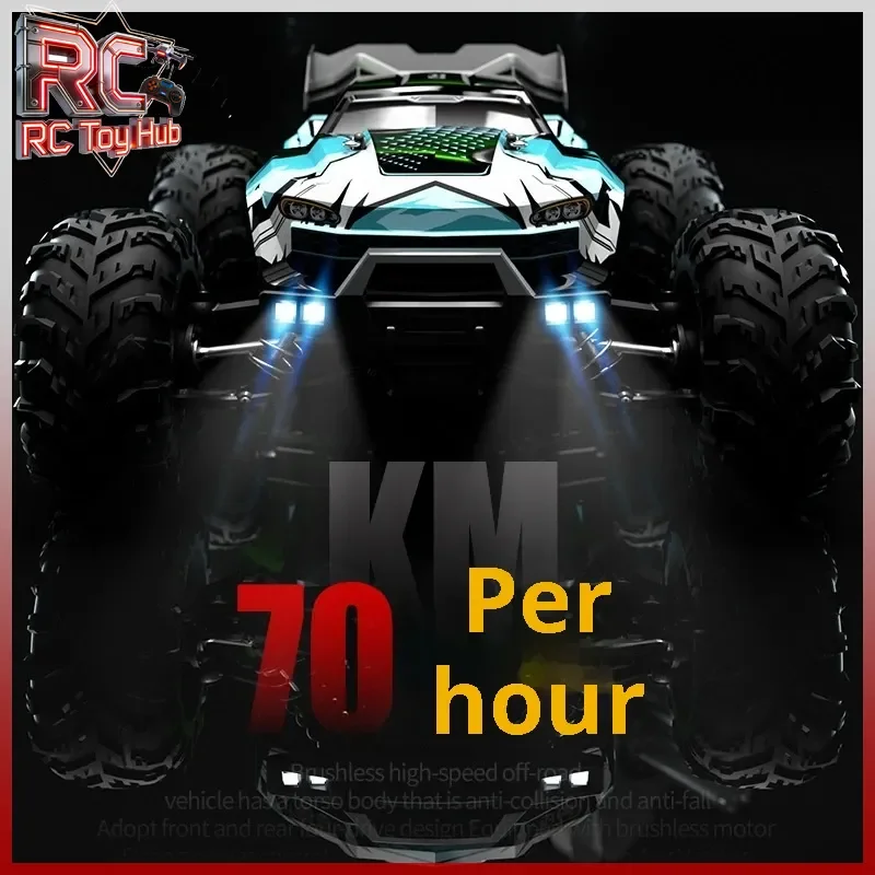 Rc Off-Road Vehicle 4wd Professional High Speed Scale Remote Control Climbing Car Model Toy Cross-Border Rc 16 Brushless Hobby C