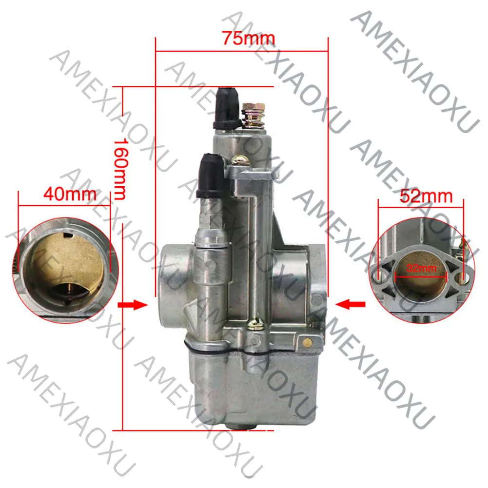 Motorcycle Modified Carburetor 32Mm For Izh Moto Planeta Carburetor K65I (K65и)…