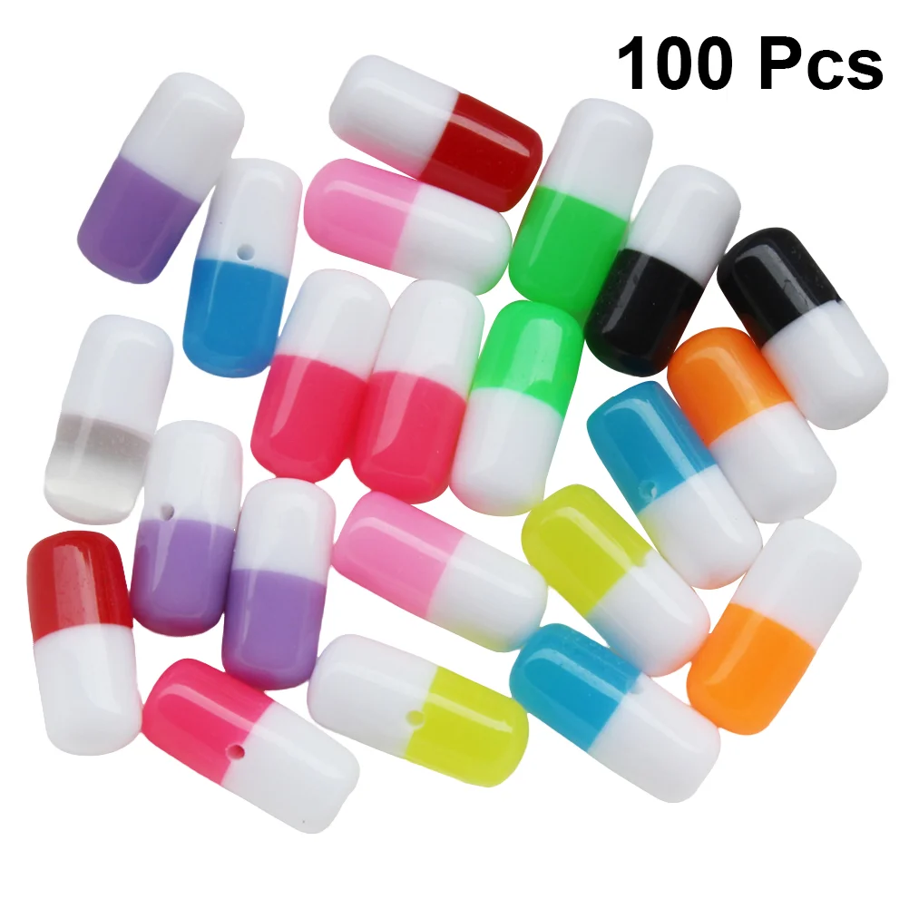 100 pçs diy simulado brincos pingentes diy manual acessórios de orelha cápsula de resina jóias acessórios diy