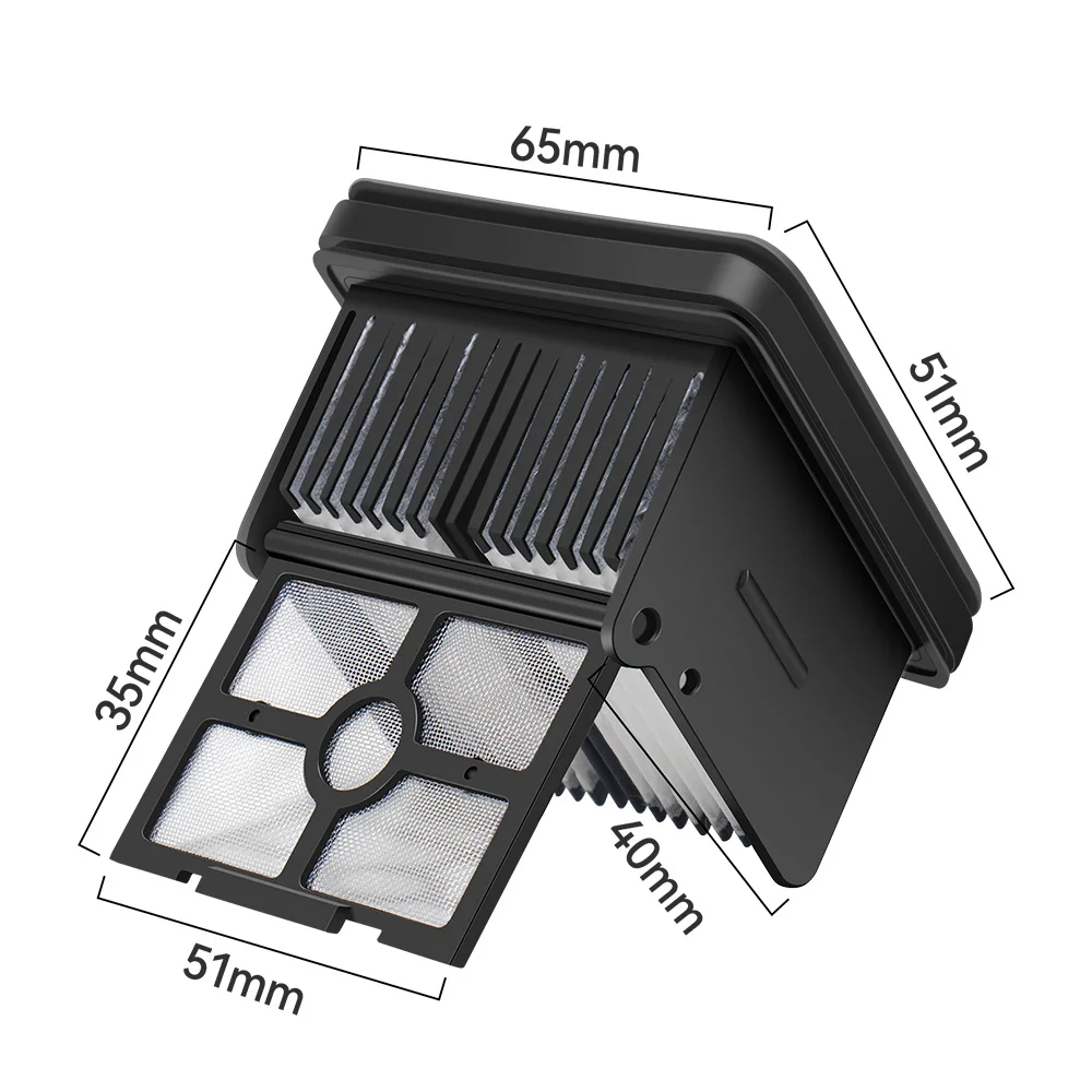 مجموعة مرشحات HEPA لـ Dreame H40 Pro H40 Ultra H40 Steam H40 محطة مكنسة كهربائية غسيل الأرضيات استبدال أجزاء الملحقات