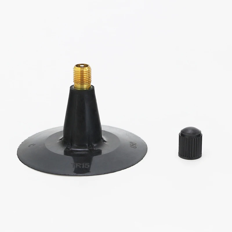 Rubber Based Tube Valve for Passenger & Light Truck TR13 TR15 Tube Replacement Valve Repair Unit with Unbuffed Butyl Rubber Base