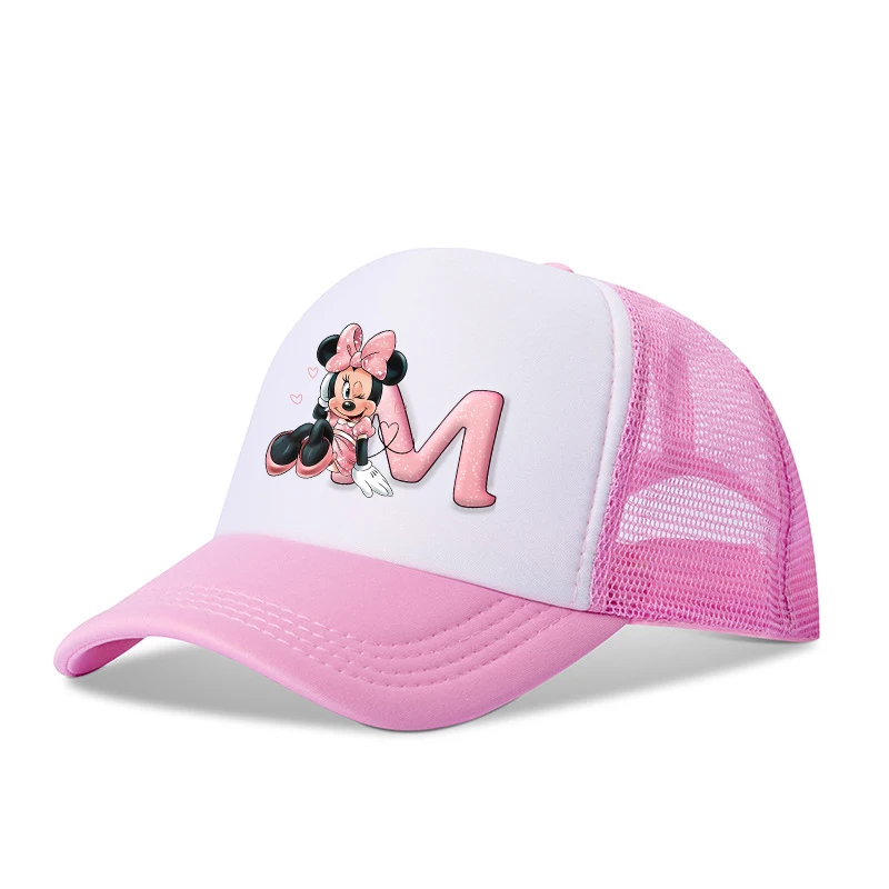 TureMouse-Casquette de Baseball pour femmes et enfants, chapeau de dessin animé Minnie Mouse, chapeau respirant pour garçon et fille, chapeau NetCap