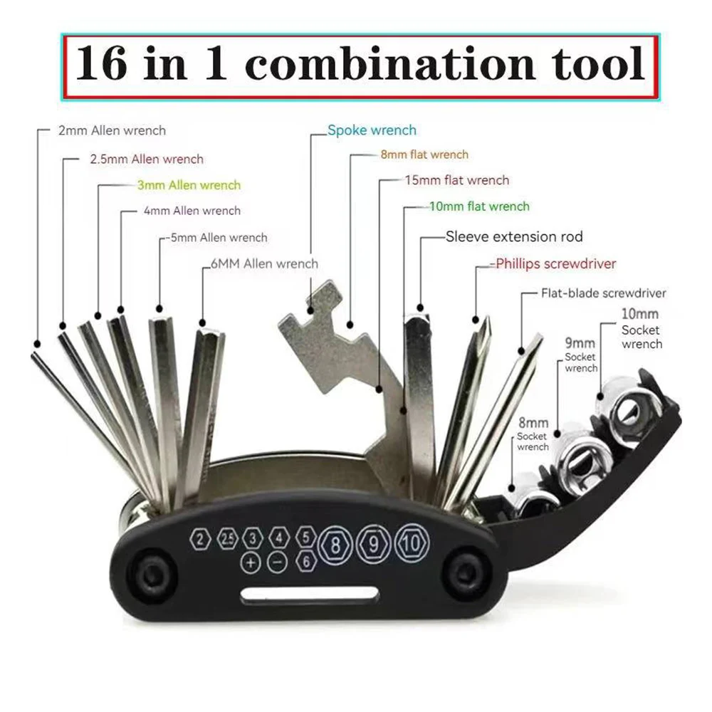 For Honda CBF 125 150 250 500 600 S N 1000 Sa CBF250 CBF500 CBF600 16 In1 Screw Driver Tool Repair Motorcycle Accessories