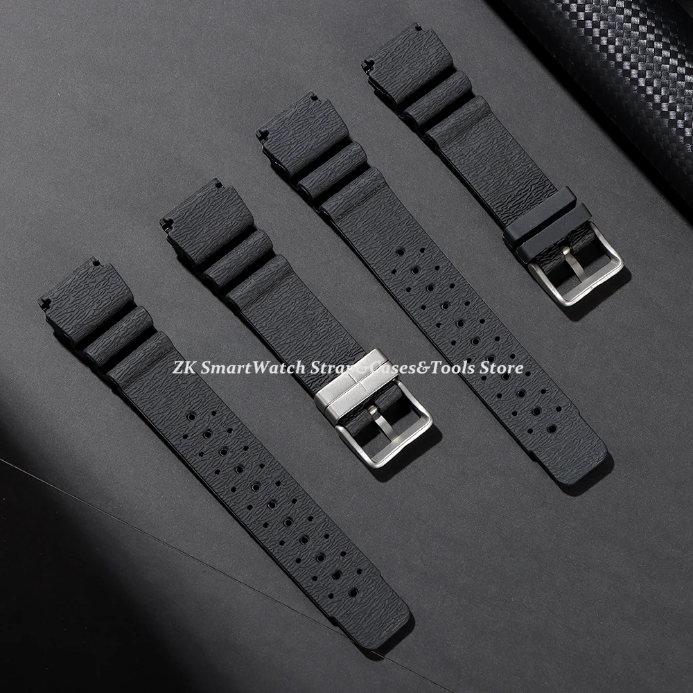 Rubber Watch Strap 20mm 22mm 24mm ND Limits Diver Sport Watchband for Seiko for Citizen for Promaster for Water Ghost Bracelet view 3