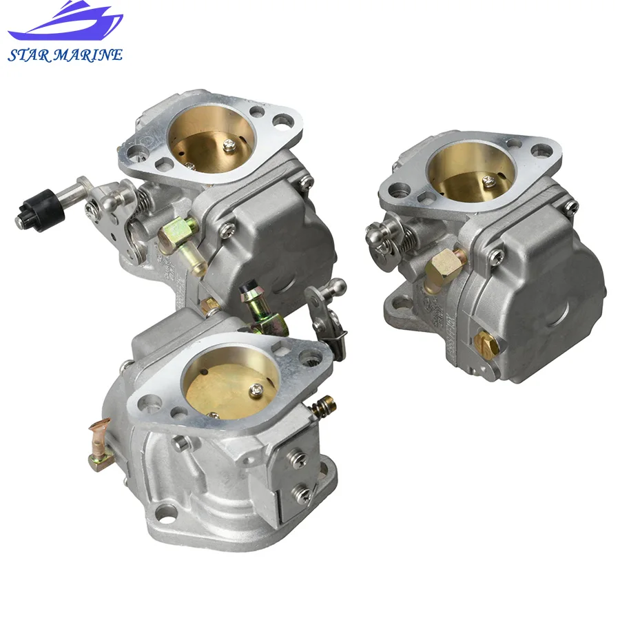 Carburetor Kit 3pcs/set 821854T4 821854T5 821854T6 For Mercury Marine Outboard 40HP 2T