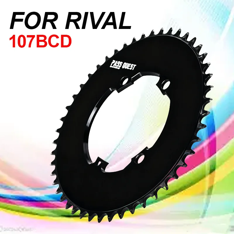 

Овальная велосипедная звездочка 107bcd для Sram Rival Axs, 12-скоростная аэродинамическая велосипедная узкая широкая звездочка 42 т, 44 т, 46 т, 48 т, 50 52 зуба