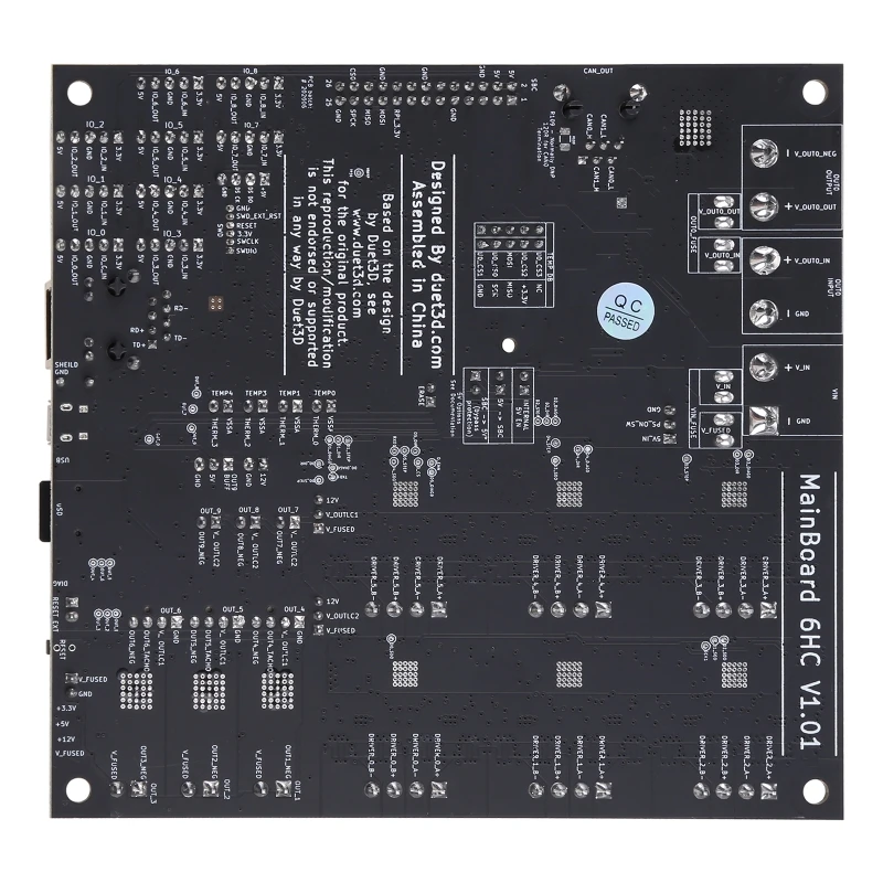 Imagem -03 - Placa Controladora Atualizada para Impressora 3d Duet 6hc Placa-mãe Avançada 32bit para Cubo Blv Mgn Máquina Cnc