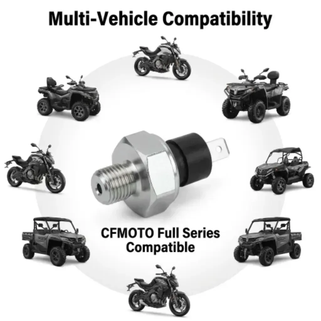 MORTCH Oil Pressure Switch 01A0-012200 for CF Moto CForce 400 450 520 550 600 625 800 850 1000 UForce ZForce ATV UTV 0.6MPa