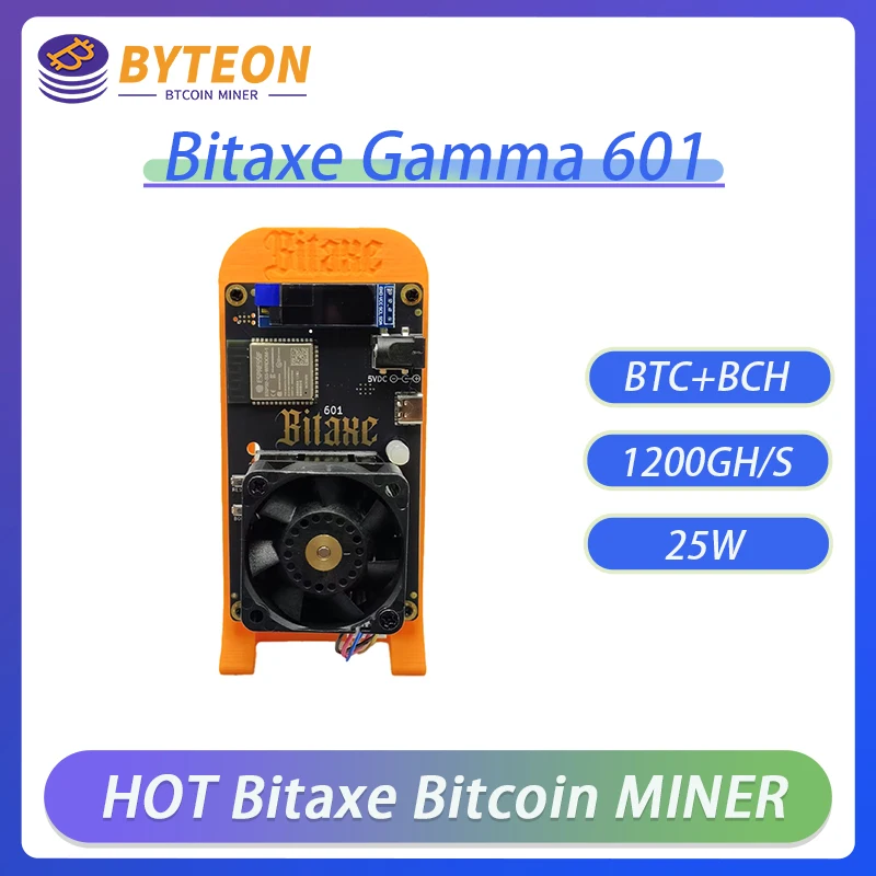 Bitaxe Gamma 601 Solo Miner 1.2TH/S 18W BM1370 From Antminer S21 Pro Asic miner