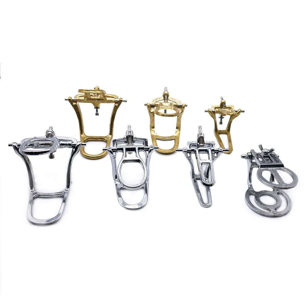 6PCS/Box Professional Lab Spring Articulador Pure Copper Zinc Alloy Metal Articulators on Plaster Model Work