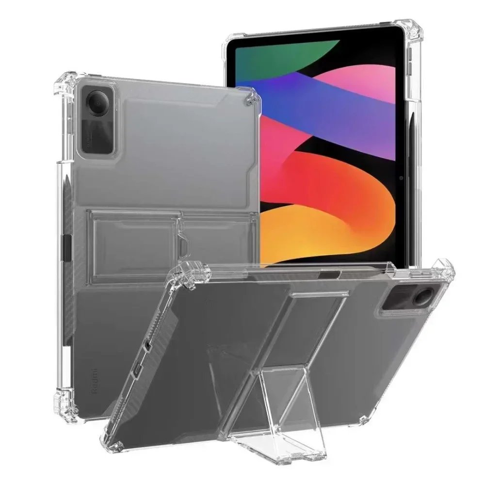 Funda de TPU para Redmi Pad SE, 11 pulgadas, 2023, soporte para tableta, soporte para lápiz, bolsas de aire, protección, Capa, Xiaomi