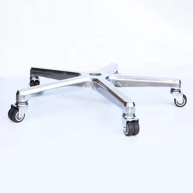 Aluminum Alloy Computer Chair Flat Feet Thickened Swivel Chair Dwarf Furniture Accessories Office Furniture Chair Base