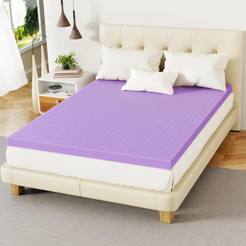 

2 Inch Twin(39"x75") Gel Memory Foam Mattress Topper,Cooling Gel Infused Mattress Pad Mattress Topper