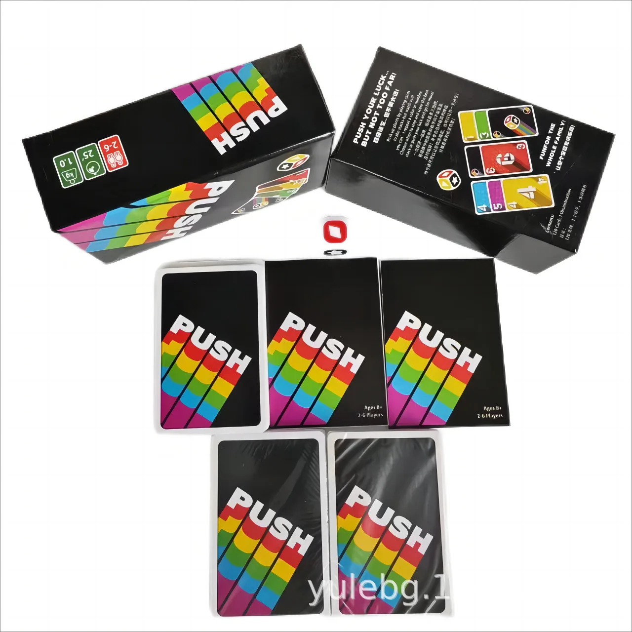 Push Card Game - Exhilarating Card Game Adults, and Teens Strategy Board Game- Family Game Up - 2 to 6 Players gallery 2