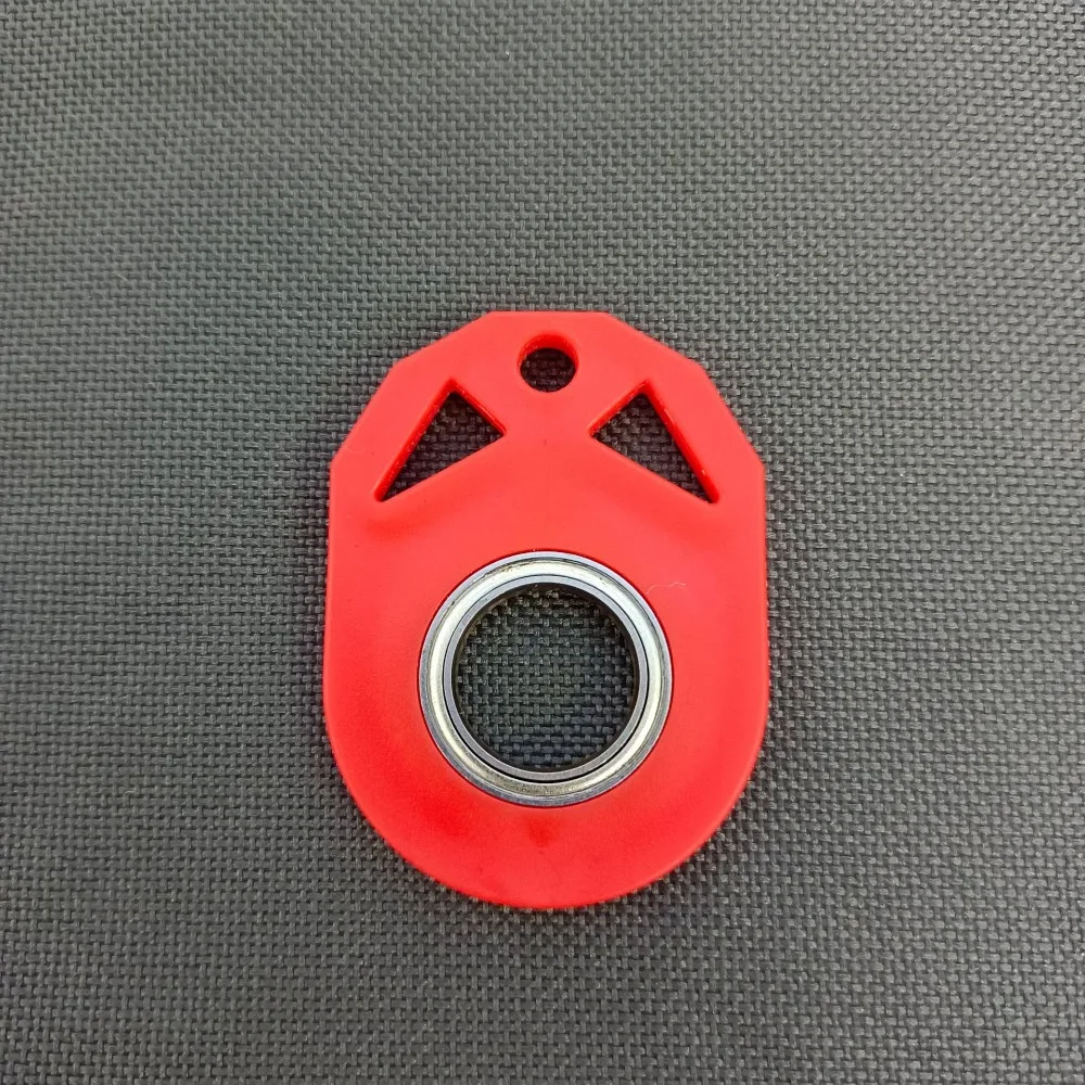 Allevia la noia Portachiavi Fidget Spinner Anti-ansia Nottilucenti Portachiavi con rotazione della punta delle dita Portatile creativo