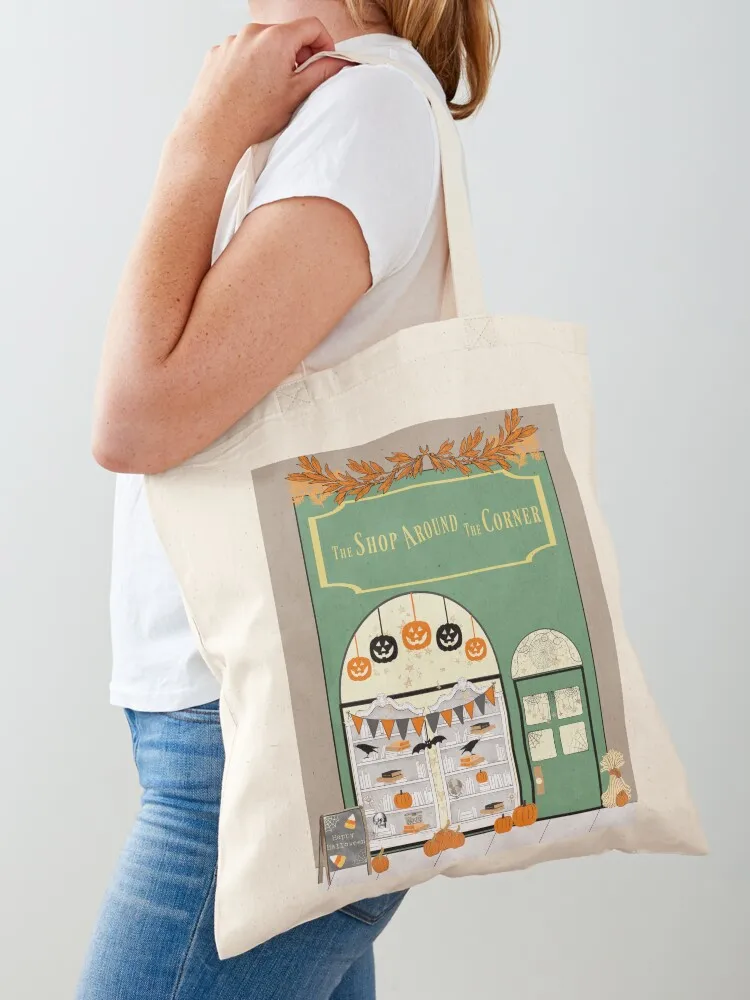 

The Shop Around The Corner Halloween Tote Bag shopper bag woman shoping bag reusable shopping Shopping bags