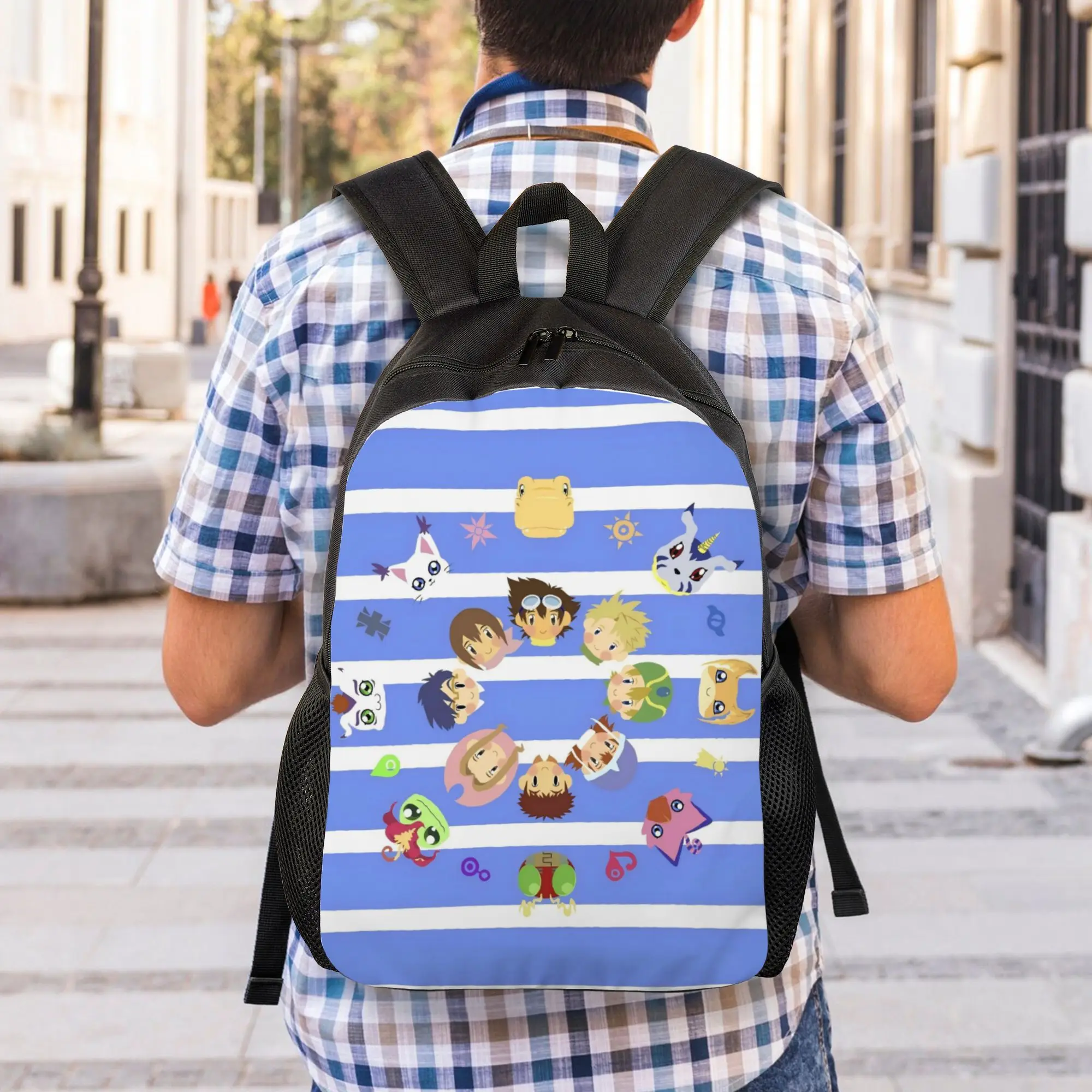 Mochila Digimon Partners 2 para la temporada de regreso a clases, BANDAI, nueva mochila para el personal de oficina de Digimon