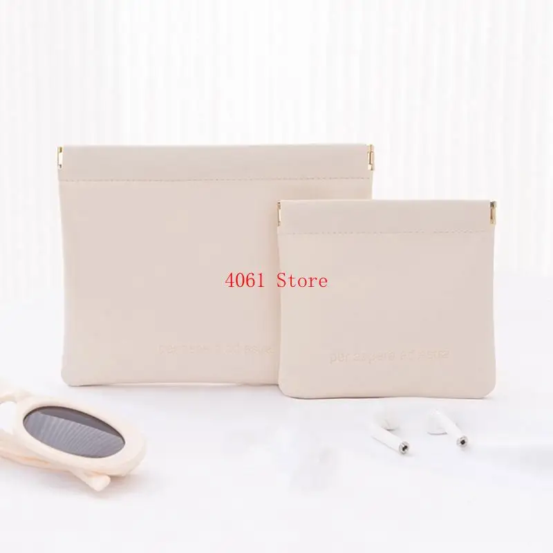 

Универсальная кожаная сумка из кожи PU для макияжа и аксессуаров для хранения