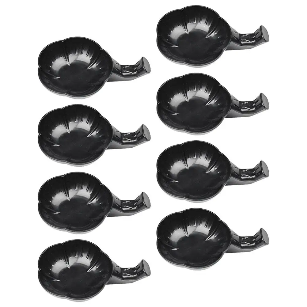 

12 шт. многофункциональная пластиковая тарелка для чернил, прочные канцелярские принадлежности для каллиграфии, прочный держатель для чернил, декоративная чаша для воды