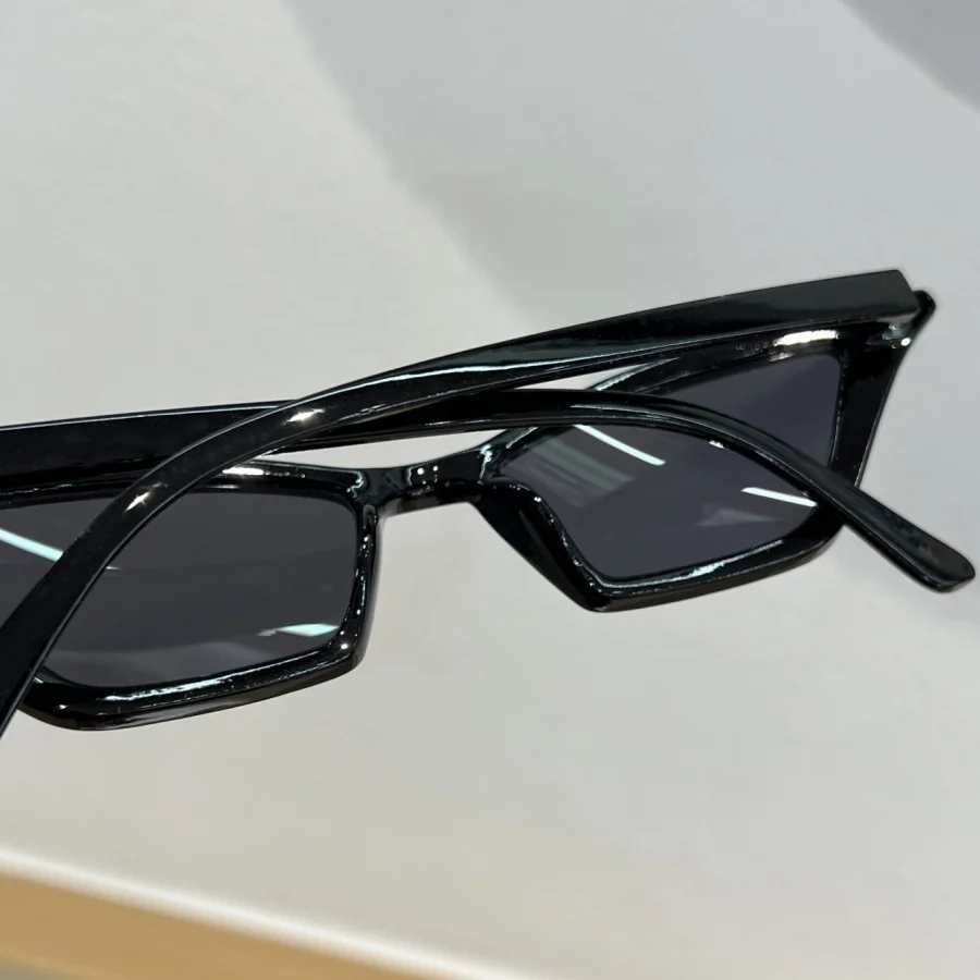 1 قطعة نظارات الموضة للجنسين جديد ريترو مثلث عين القط Y2K مهرجان الموسيقى العصرية الهيب هوب هدية عيد الجمعة السوداء اليومية في الهواء الطلق #4