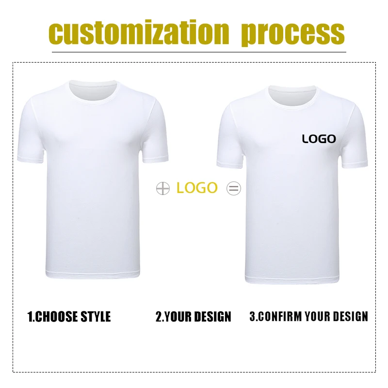 Build Brand-camisetas de cuello redondo para hombre, camisas gruesas básicas con logotipo Diy, diseño personalizado, 25 colores, talla grande S-5XL