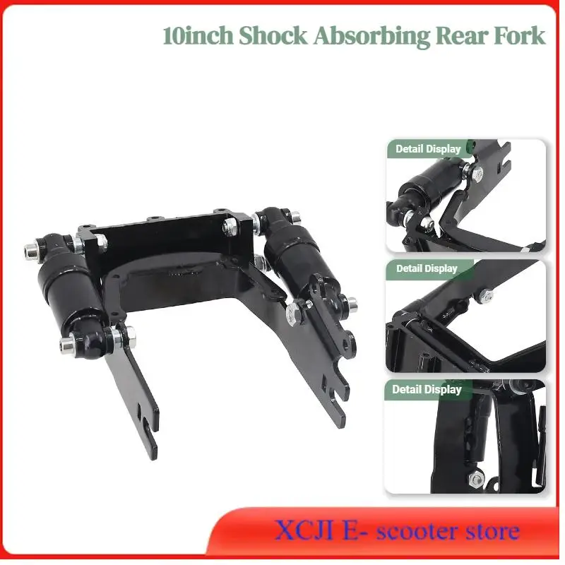 

10 inch electric scooter rear wheel accessories electric scooter with shock absorber rear fork