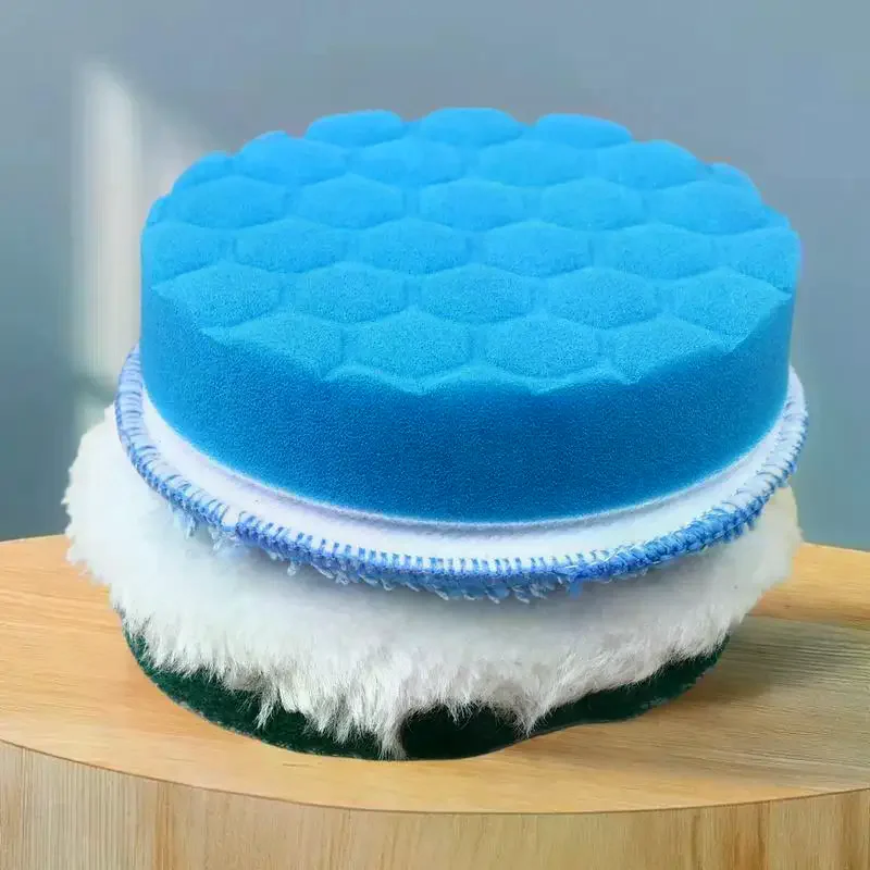 

Набор из 1/3/5 штук: 4-дюймовые флокированные шестигранные губчатые насадки для электрической чистящей щетки, полировальные круги, аксессуары для полировки