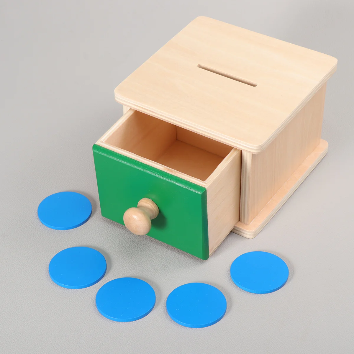 Practical Learning Toys Wooden Hand-eye Coordination Box Tissue Premium Material Through Play Early Education