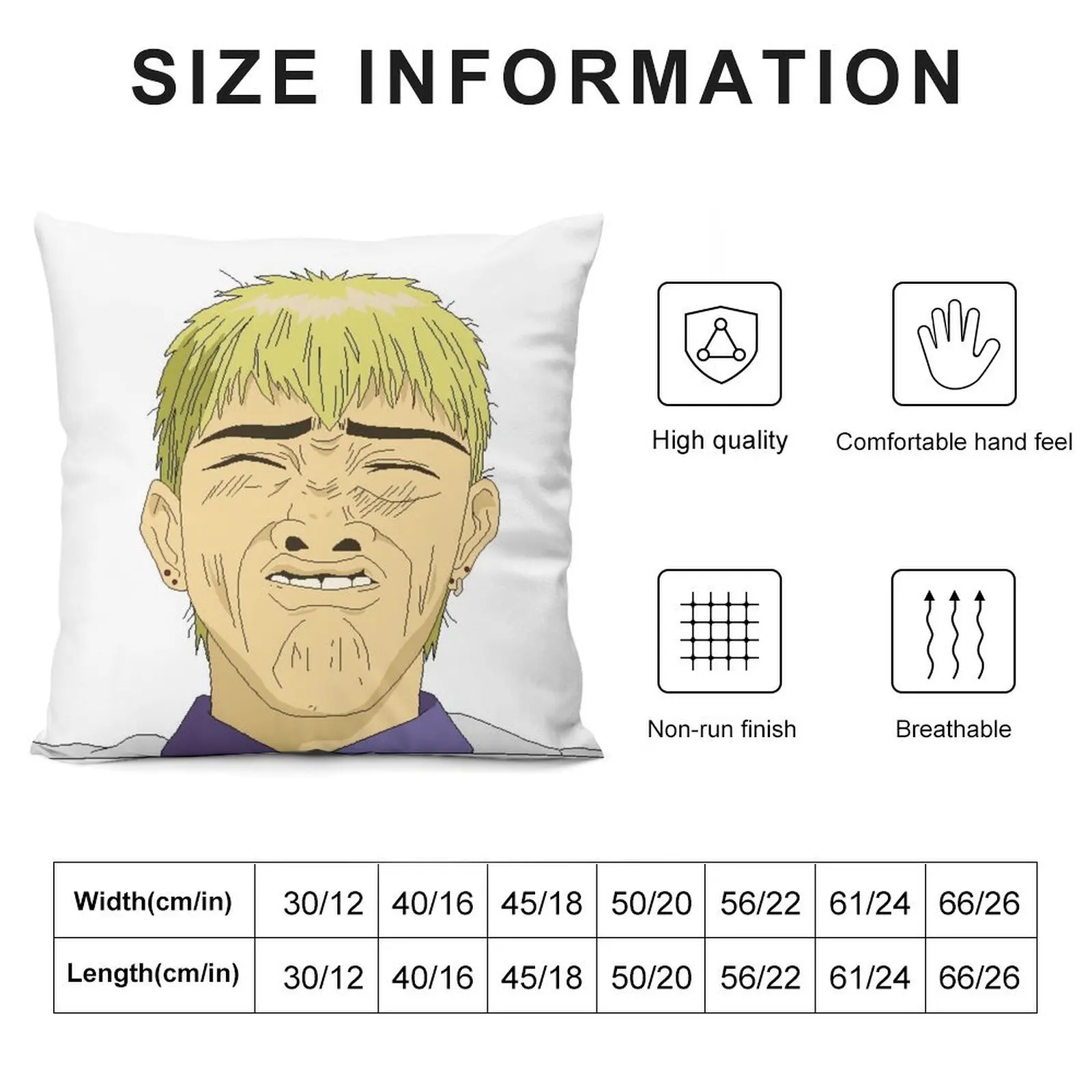 Onizuka gto Throw Pillow Sitting Cushion Christmas Pillowcase Pillowcase Cushion pillow