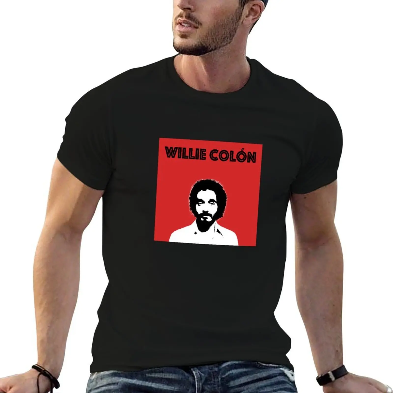Camiseta Willie Colón, el rey de la salsa, camisetas gráficas para hombre, camiseta de anime, camiseta informal para hombre