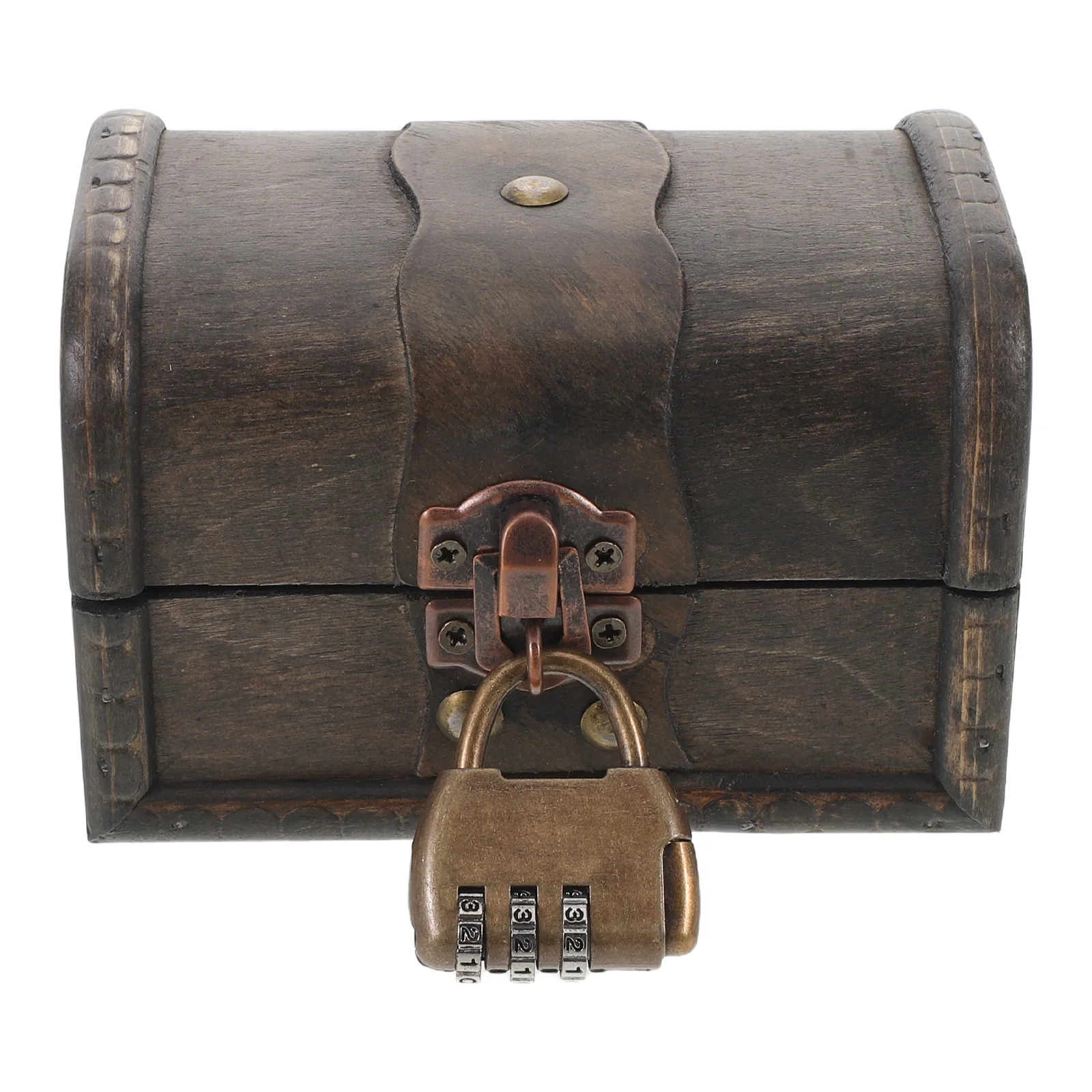 

Vintage Wooden Treasure Box With Lock Escape Room Puzzle Chest Jewelry Organizer Storage Decorative Box For Room