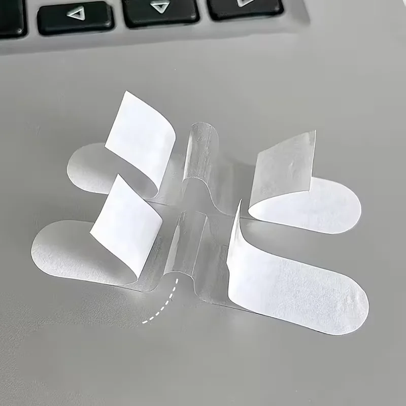 50pcs Double-Sided Underwear Clothing Tape Invisible Transparent Clothes Body Transparent Easy Tear Tape