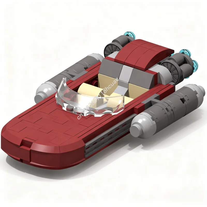 207 elementów MOC XT110 Aquatic Landspeeder Model Star Battle Klocki konstrukcyjne Architektura Zabawki kreatywne Pomysł na prezent urodzinowy Prezenty świąteczne