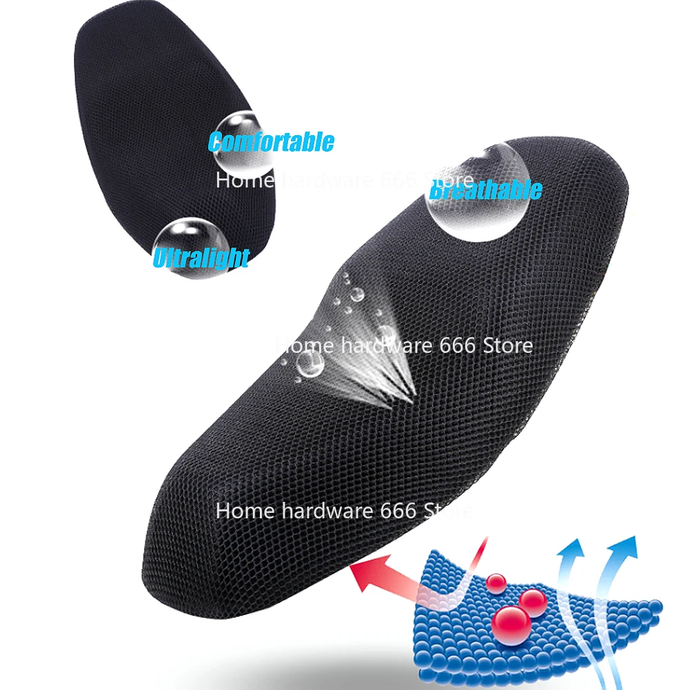 دراجة نارية ثلاثية الأبعاد تنفس شبكة حماية غطاء مقعد وسادة ل F800GS F800 GS 2008-2017 غطاء مقعد سرج من القماش