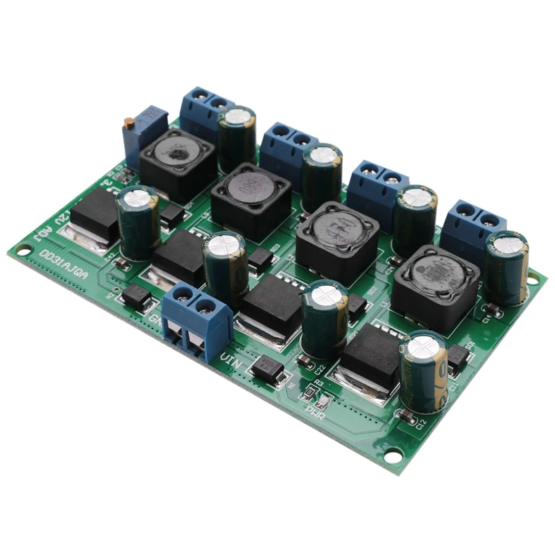 3A 4 Channels Multiple Switching Power Supply Module 3.3V 5V 12V ADJ Adjustable Output DC DC Step-Down Buck Converter Board