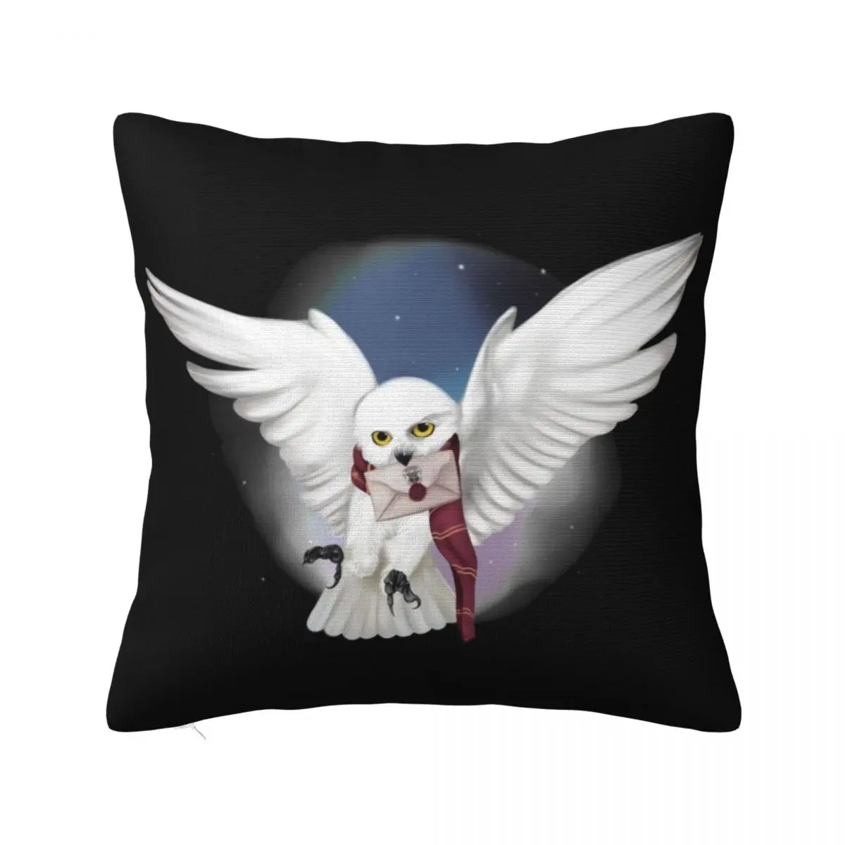 

Snowy White Owl Throw Pillow luxury sofa pillows Custom Cushion Sofa Cushions Cover Cushions Home Decor