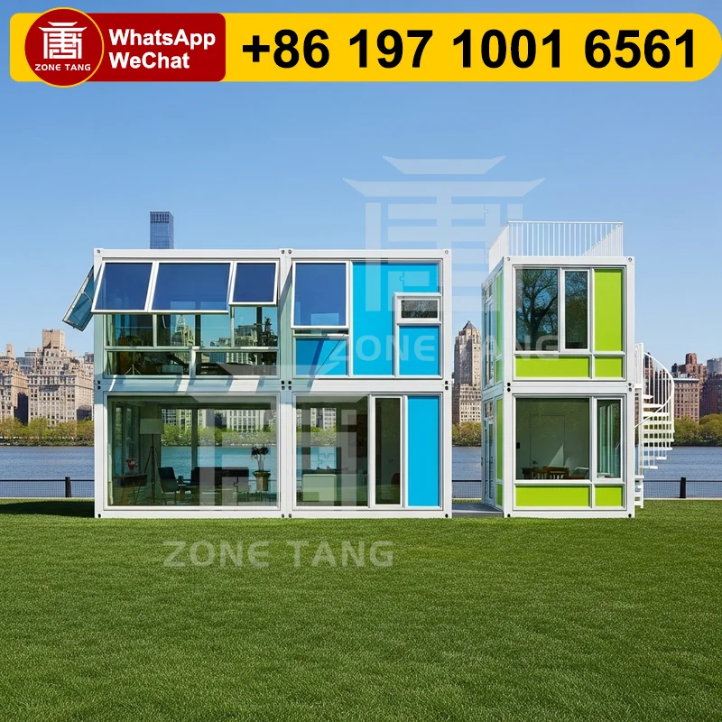 

Manufacturer Flat Pack House Readymade Homes Solar Ready Shipping Container Homes For Sale Customization Pre Fabricated Homes