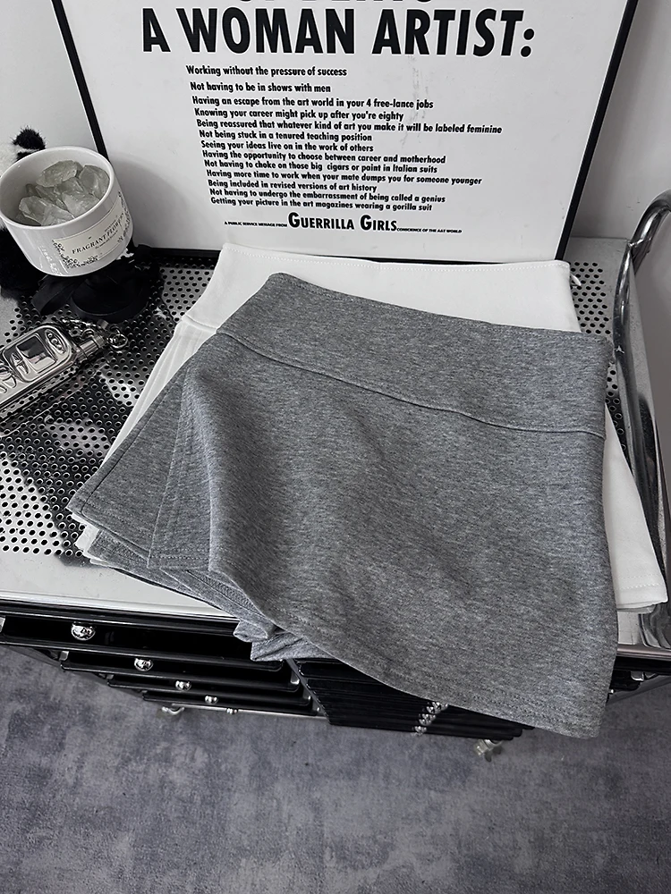 

Летняя теннисная юбка-шорты с высокой талией и боковыми разрезами, дышащая, для молодых женщин, защита от просвечивания, для прогулок