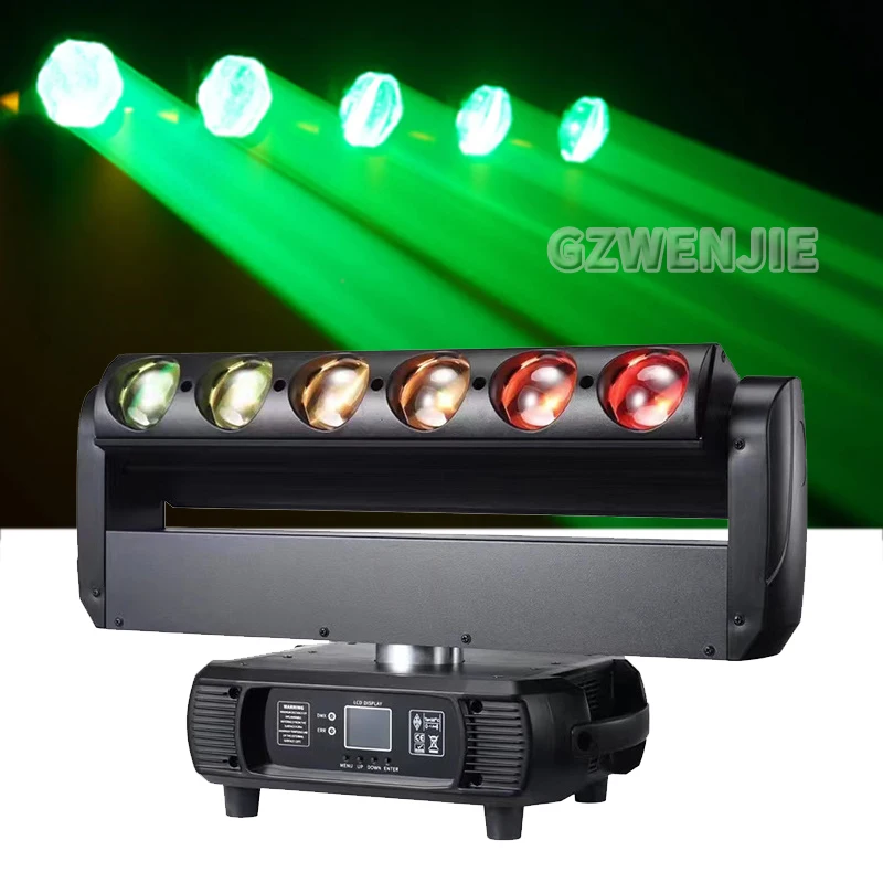 

6x40W Led Moving Head DMX521 RGBW Stage Light Beam Dj Light Application Disco Wedding Party Nightclub Lights KTV Bar