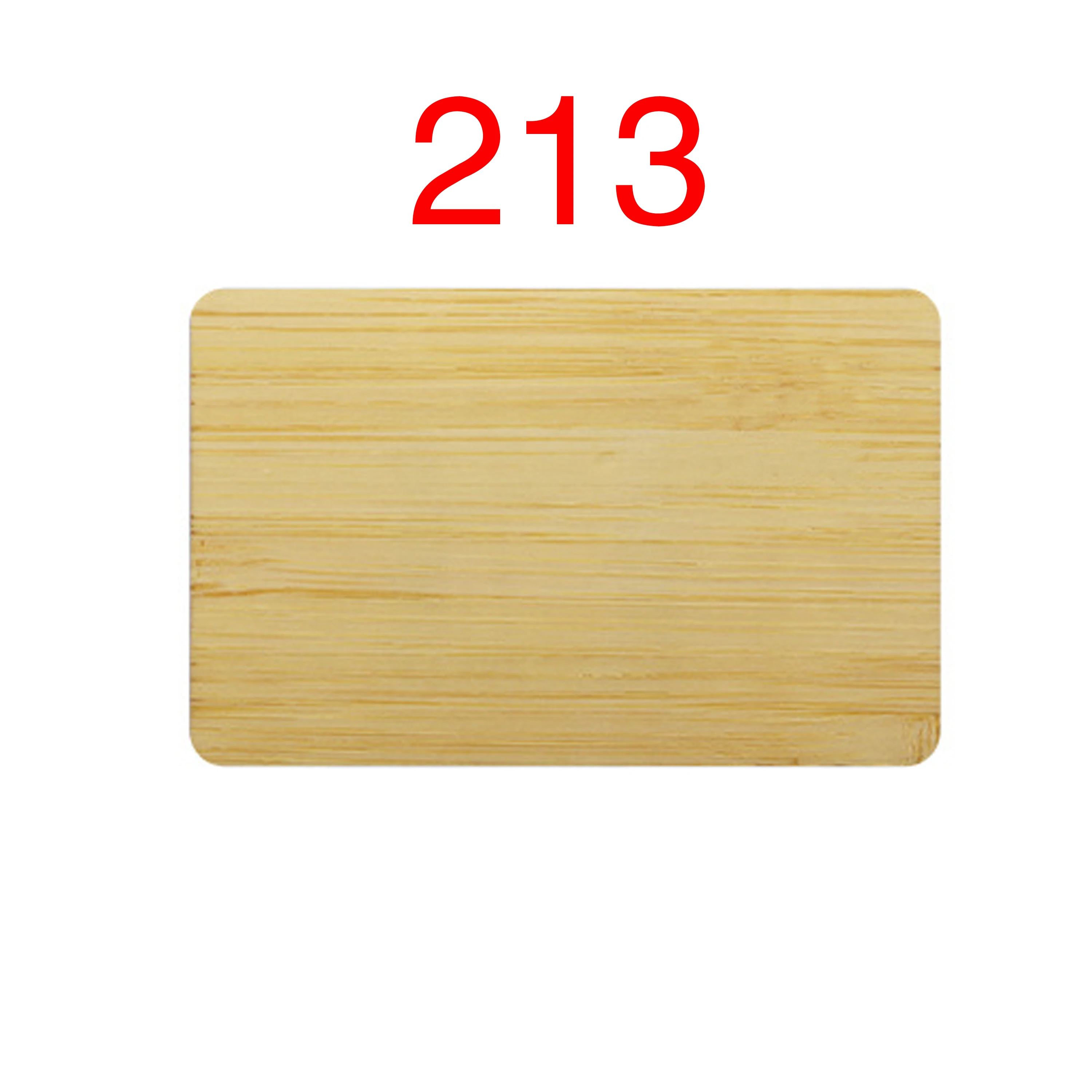 10Pieces Bamboo Walnut Wooden Blank NFC Card 13.56MHZ NFC213Ntag Chip Membership Contactless Business Social Recognition Card