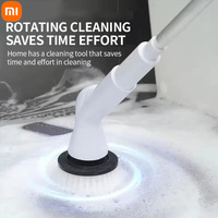 Xiaomi 6 in 1 Electric Cleaning Brush Kitchen Bathroom Cleaning Tools Electric Rotary Cleaning Scrubber Shower Cleaning Brush